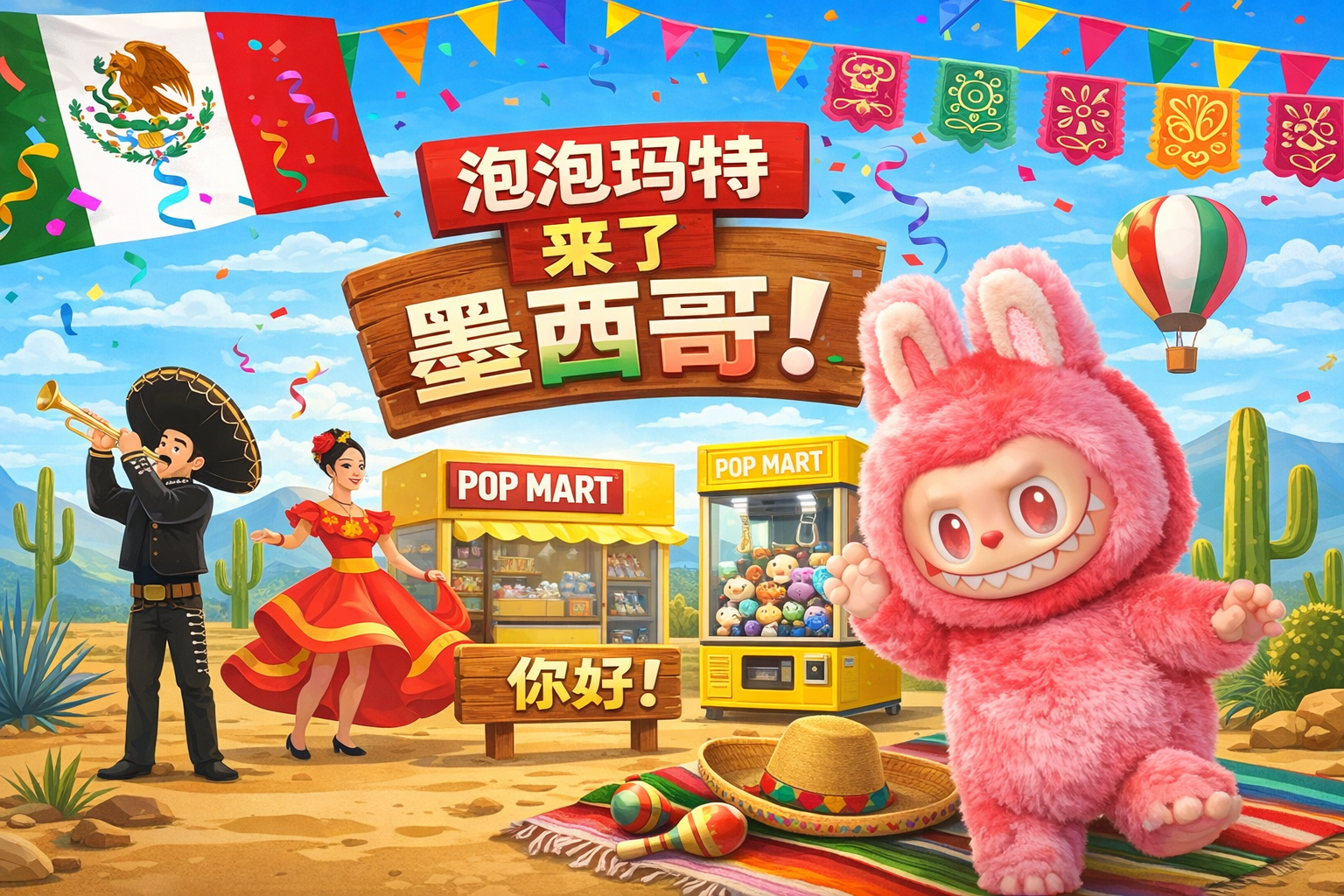 中国潮玩企业泡泡玛特布局墨西哥制造，借助近岸生产与北美市场通道，强化全球供应链与出口能力